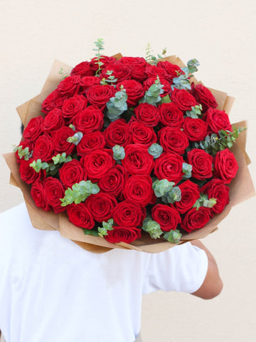 50 Valentine Premium Roses ❤️