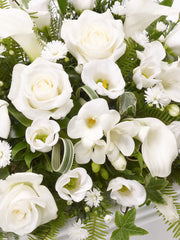 Children's Casket Spray White